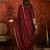 Women purple pure silk embroidered kurta set
