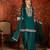 Women purple pure silk embroidered kurta set