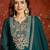 Women purple pure silk embroidered kurta set