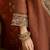 Women rust pure silk embroidered kurta set