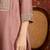 Women mauve pure silk embroidered kurta set