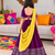 Wine cotton gota patti kids lehenga choli with bandhani dupatta
