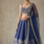 Royal Blue Embroidered Lehenga Choli with Designer Dupatta