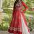 Bandhani Print Faux Georgette Kurti with Kora Cotton Lehenga - Full Stitched free size