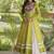 Bandhani Print Faux Georgette Kurti with Kora Cotton Lehenga  - Full Stitched free size