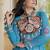 Bandhani Print Faux Georgette Kurti with Kora Cotton Lehenga - Full Stitched free size