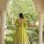 Bandhani Print Faux Georgette Kurti with Kora Cotton Lehenga  - Full Stitched free size