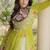 Bandhani Print Faux Georgette Kurti with Kora Cotton Lehenga  - Full Stitched free size