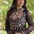 Bandhani Print Faux Georgette Kurti with Kora Cotton Lehenga - Full Stitched free size