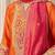 Burnt orange kurta with salwar and dupatta