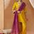 Mustard yellow kurta with salwar and dupatta