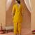 Mustard yellow kurta with salwar and dupatta