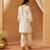 Daisy ivory kurta with salwar and dupatta