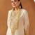 Daisy ivory kurta with salwar and dupatta