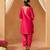 Hot pink kurta with salwar and dupatta