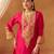 Hot pink kurta with salwar and dupatta