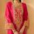 Hot pink kurta with salwar and dupatta