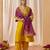 Mustard yellow chauga with salwar with dupatta