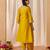 Mustard yellow chauga with salwar with dupatta
