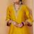 Mustard yellow chauga with salwar with dupatta