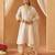 Daisy ivory chauga with salwar and dupatta
