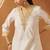 Daisy ivory chauga with salwar and dupatta