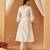 Daisy ivory chauga with salwar and dupatta