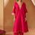 Hot pink with dupatta chauga and dupatta