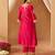 Hot pink with dupatta chauga and dupatta