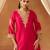 Hot pink with dupatta chauga and dupatta