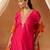 Hot pink with dupatta chauga and dupatta