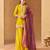 Mustard yellow kurta with sharara and dupatta