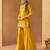 Mustard yellow kurta with sharara and dupatta