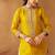 Mustard yellow kurta with sharara and dupatta