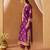 Deep purple kurta with salwar and dupatta