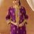 Deep purple kurta with salwar and dupatta