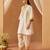 Daisy ivory kalidaar chauga with salwar and dupatta