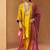 Mustard kalidaar chauga with salwar with dupatta