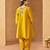 Mustard kalidaar chauga with salwar with dupatta