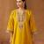 Mustard kalidaar chauga with salwar with dupatta