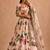 Multicolor Printed & Beautiful Handwork Silk Blend Lehenga Set 