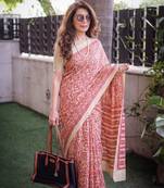  tasar art silk printed saree with classic appeal