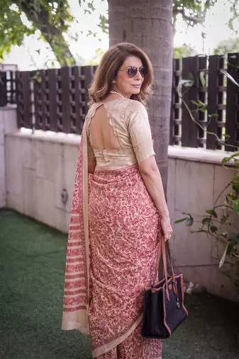  tasar art silk printed saree with classic appeal