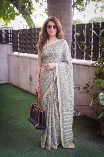  tasar art silk printed saree with classic appeal