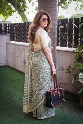  tasar art silk printed saree with classic appeal 2