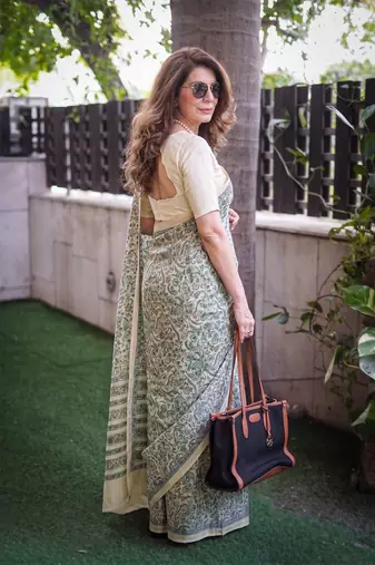  tasar art silk printed saree with classic appeal