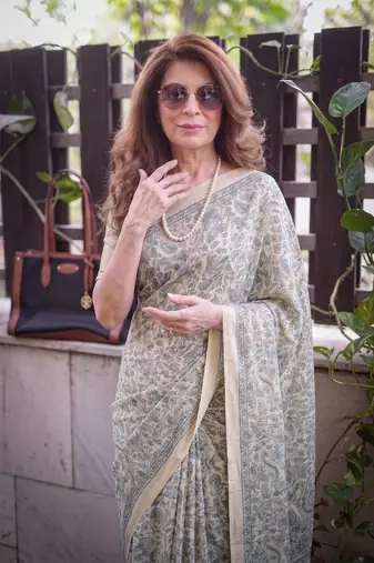  tasar art silk printed saree with classic appeal