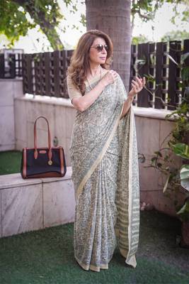  tasar art silk printed saree with classic appeal 5