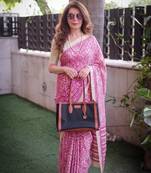  tasar art silk printed saree with classic appeal