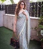  tasar art silk printed saree with classic appeal